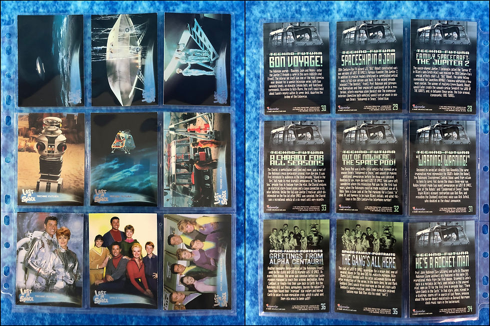 Thumbnail: Lost in Space: The Classic Series complete trading card base & Movie Preview set