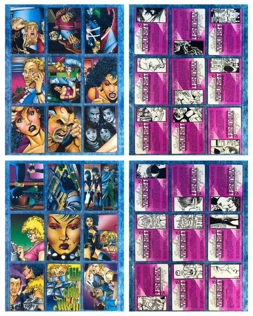 Thumbnail: Sachs & Violens comic complete trading card base set by Comic Images 1993