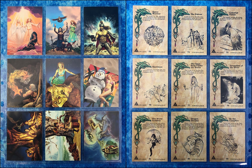 Thumbnail: Rowena: Rowena Morrill Fantasy Art complete trading card base set by FPG 1993