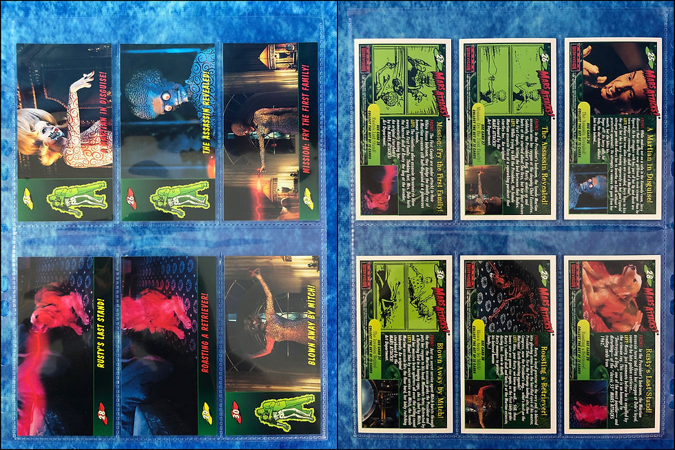 Thumbnail: Mars Attacks! Movie complete trading card base set by Topps 1996