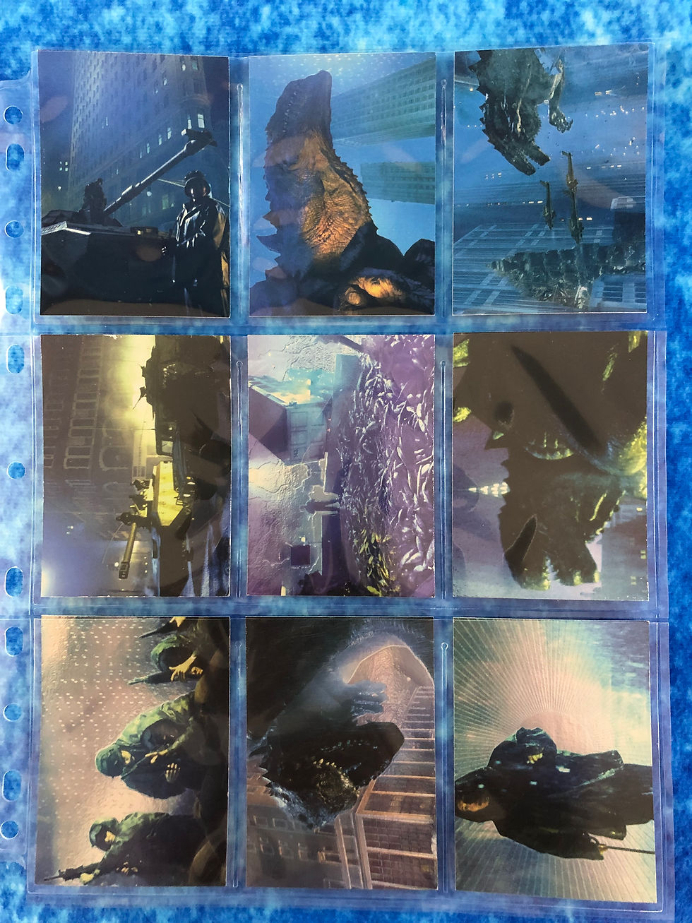 Thumbnail: Godzilla Chromium MOVIE complete trading card base set JPP/Amada 1998 1-60