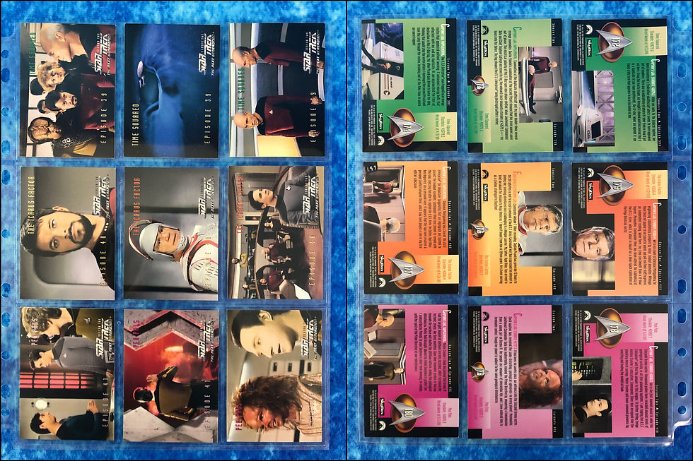 Thumbnail: Star Trek: The Next Generation: Season 2 Complete trading card base & chase set