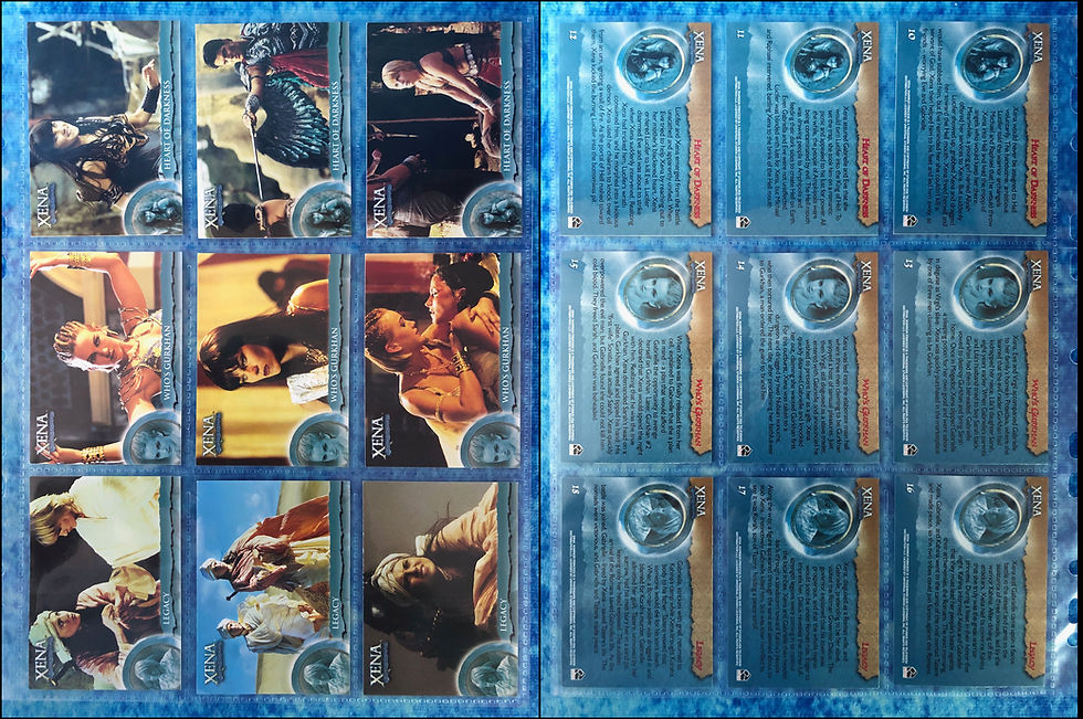 Thumbnail: Xena Warrior Princess Season 6 complete Trading card base set Rittenhouse 2001
