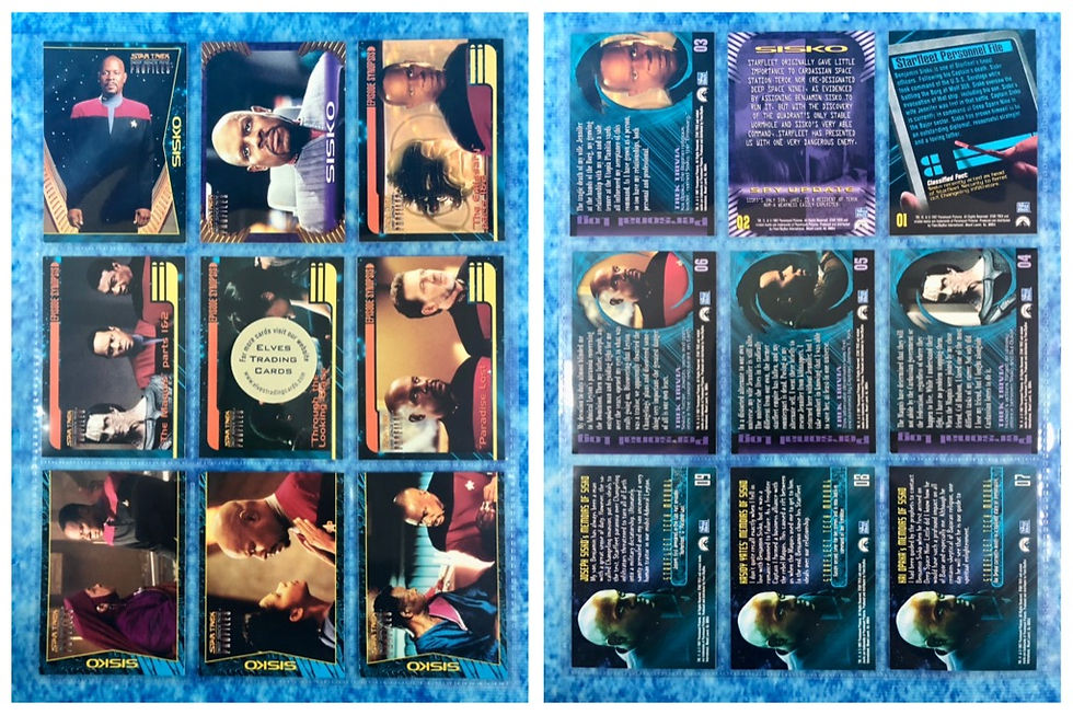 Thumbnail: Star Trek: Deep Space Nine Profiles complete trading card base set Skybox 1997