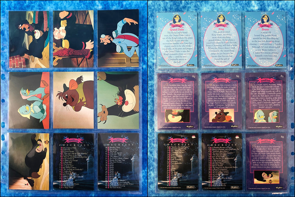 Thumbnail: Cinderella Walt Disney's complete trading card base set by Skybox 1995