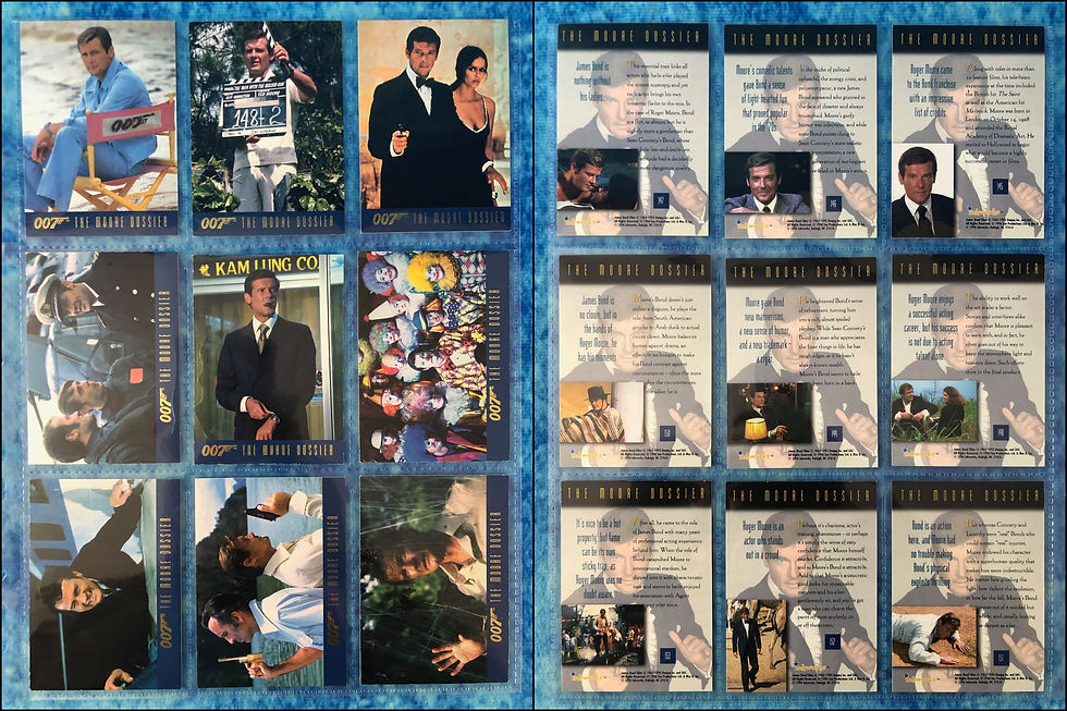 Thumbnail: James Bond Connoisseur's Collection Volume 2 complete trading card base set