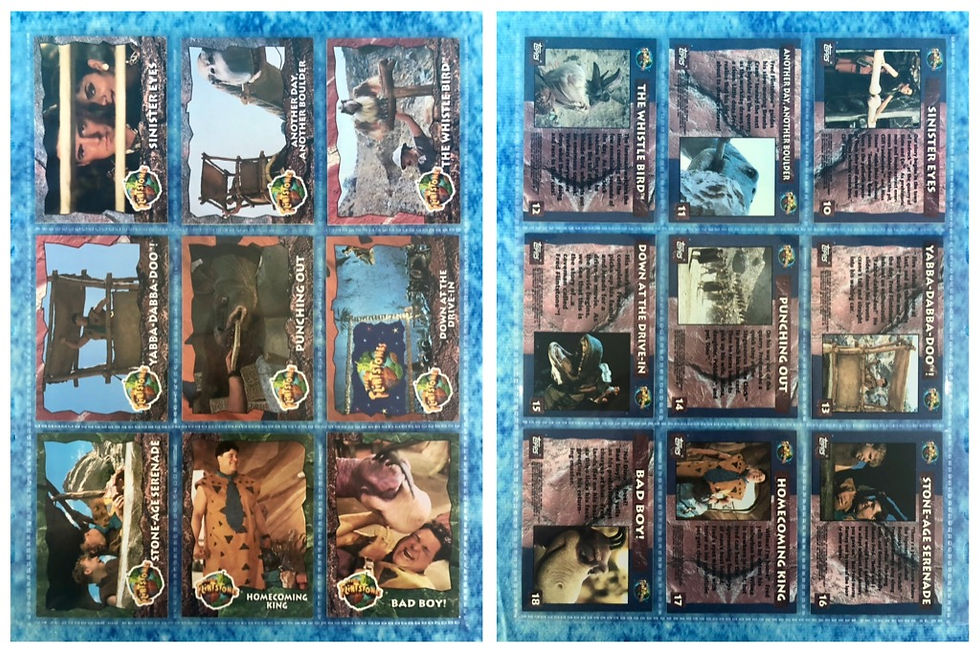 Thumbnail: The Flintstones Movie Cards Complete trading card base set by Topps 1993