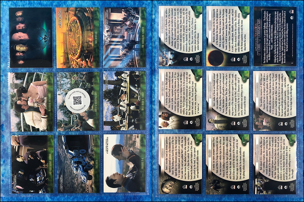 Thumbnail: Star Trek: Nemesis Movie trading card complete base set by Rittenhouse 2002