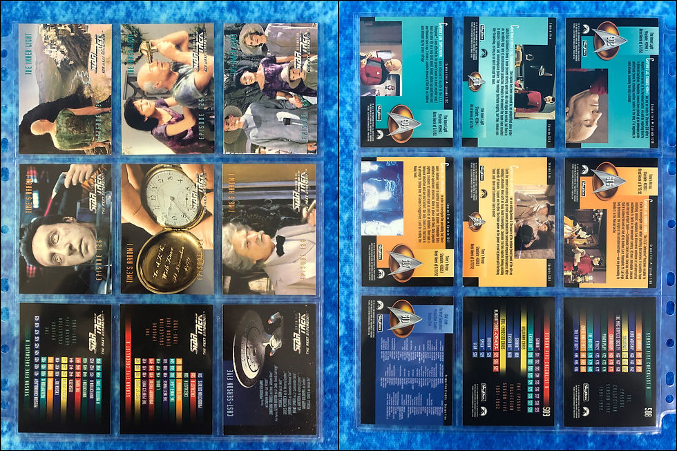 Thumbnail: Star Trek: The Next Generation: Season 5 Complete trading card Mini Master set
