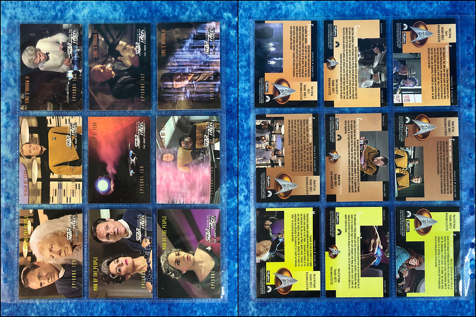 Thumbnail: Star Trek: The Next Generation: Season 6 Complete trading card base set 1997