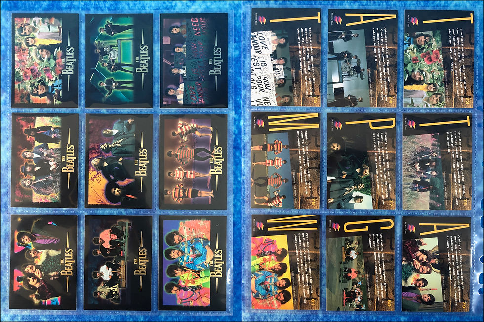 Thumbnail: The Beatles complete trading card base set by Sports Time 1996