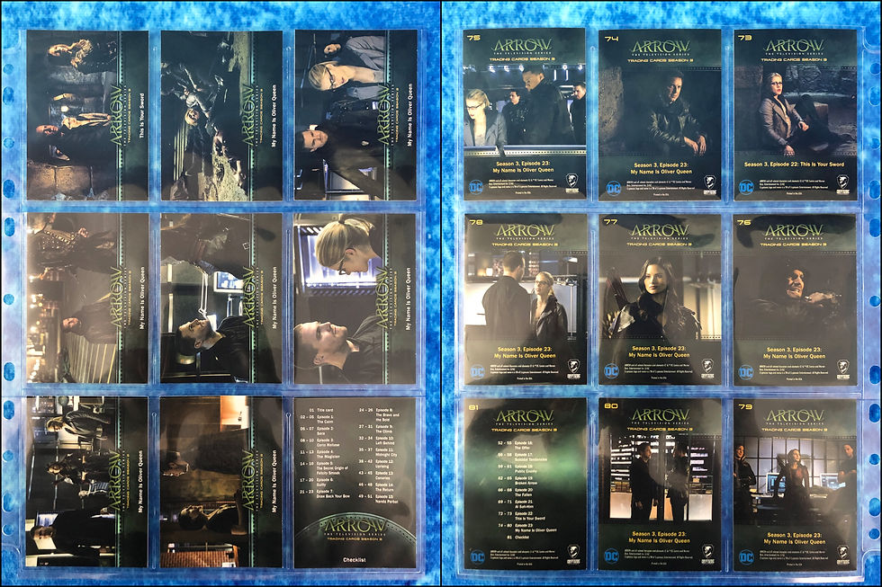 Thumbnail: Arrow Season 3 TV Series Complete Trading card base set by Cryptozoic 2016 DC