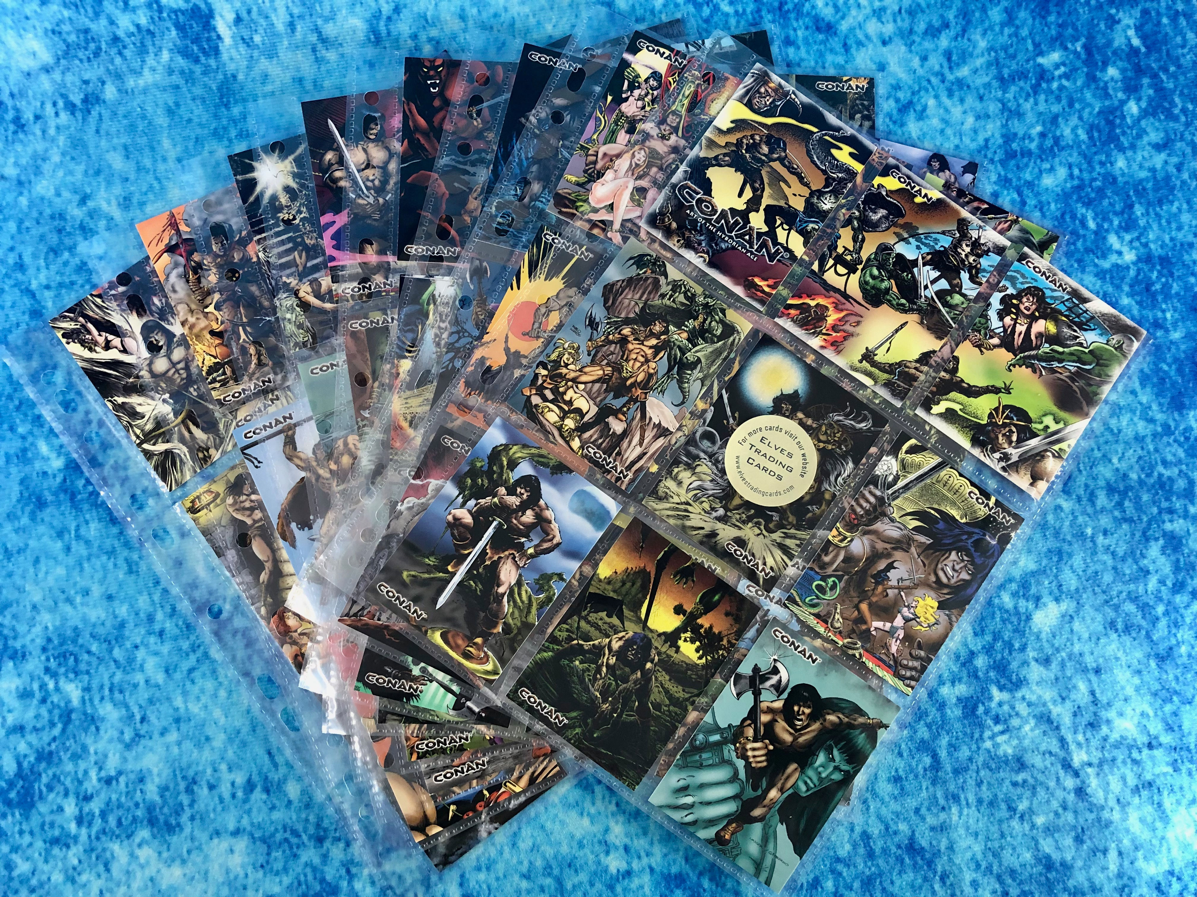 Conan: Art of the Hyborian Age complete trading card base set Rittenhouse 2004