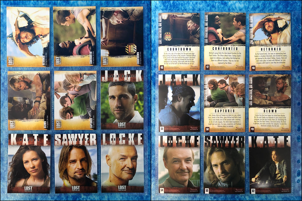 Thumbnail: LOST: Season 2 TV Series complete trading card base set by Inkworks 2006