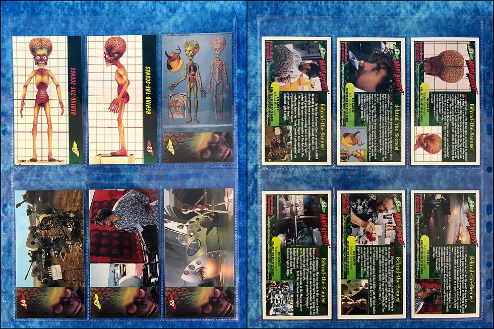 Thumbnail: Mars Attacks! Movie complete trading card base set by Topps 1996