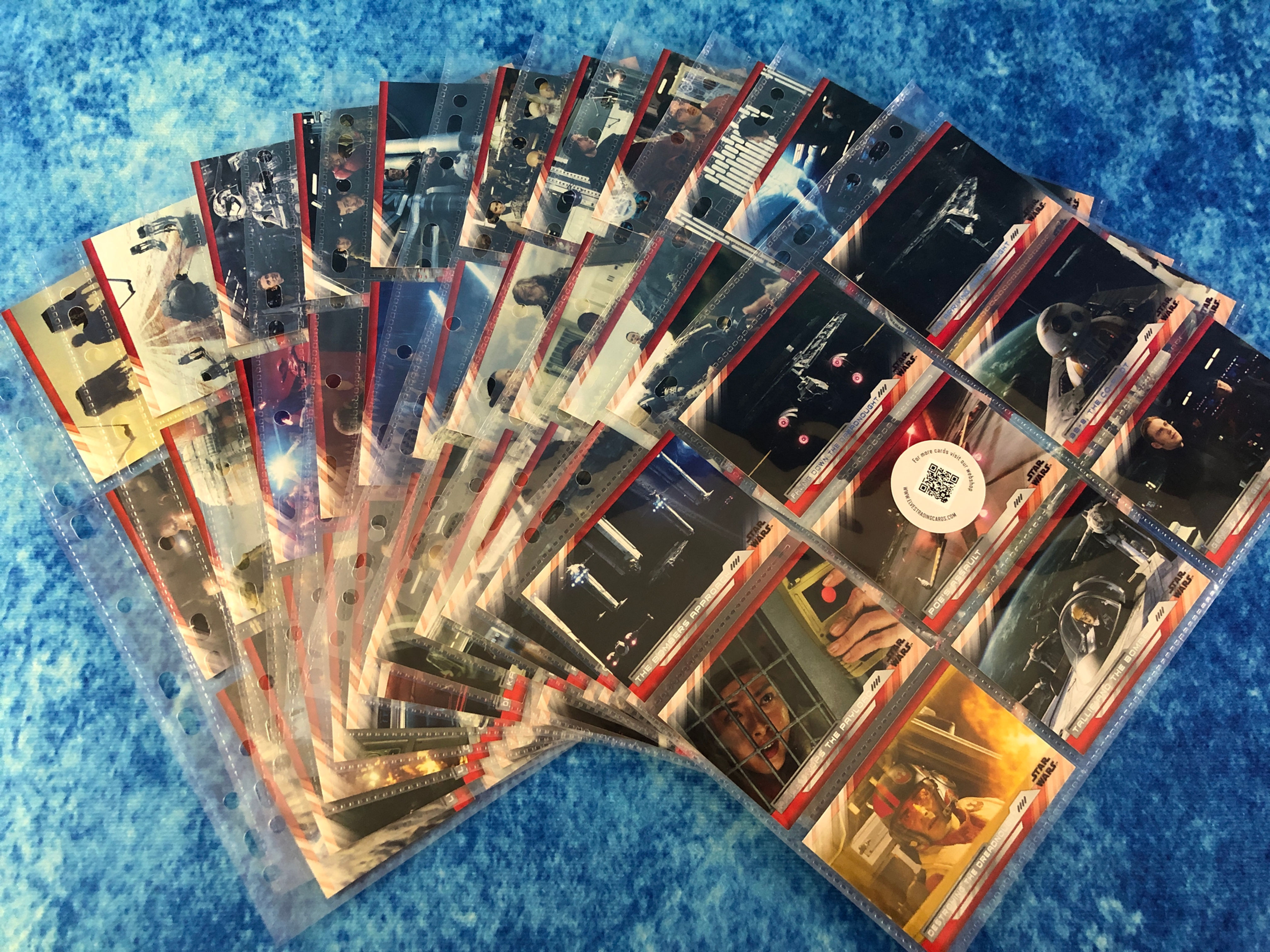 Star Wars: The Last Jedi Series 2 complete trading card base set by Topps 2018