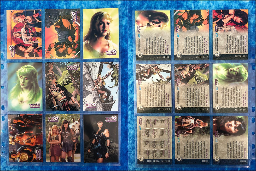 Thumbnail: Xena Warrior Princess Season 3 complete Trading card base set by Topps 1999