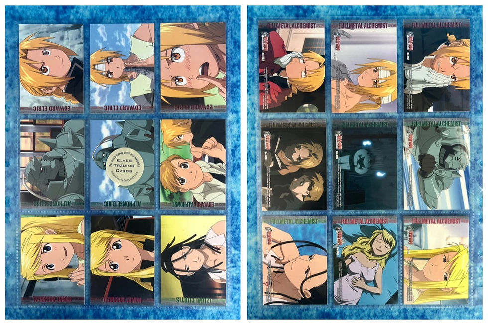 Thumbnail: Fullmetal Alchemist Japanese Anime Complete Collector card set by ArtBox? 2004