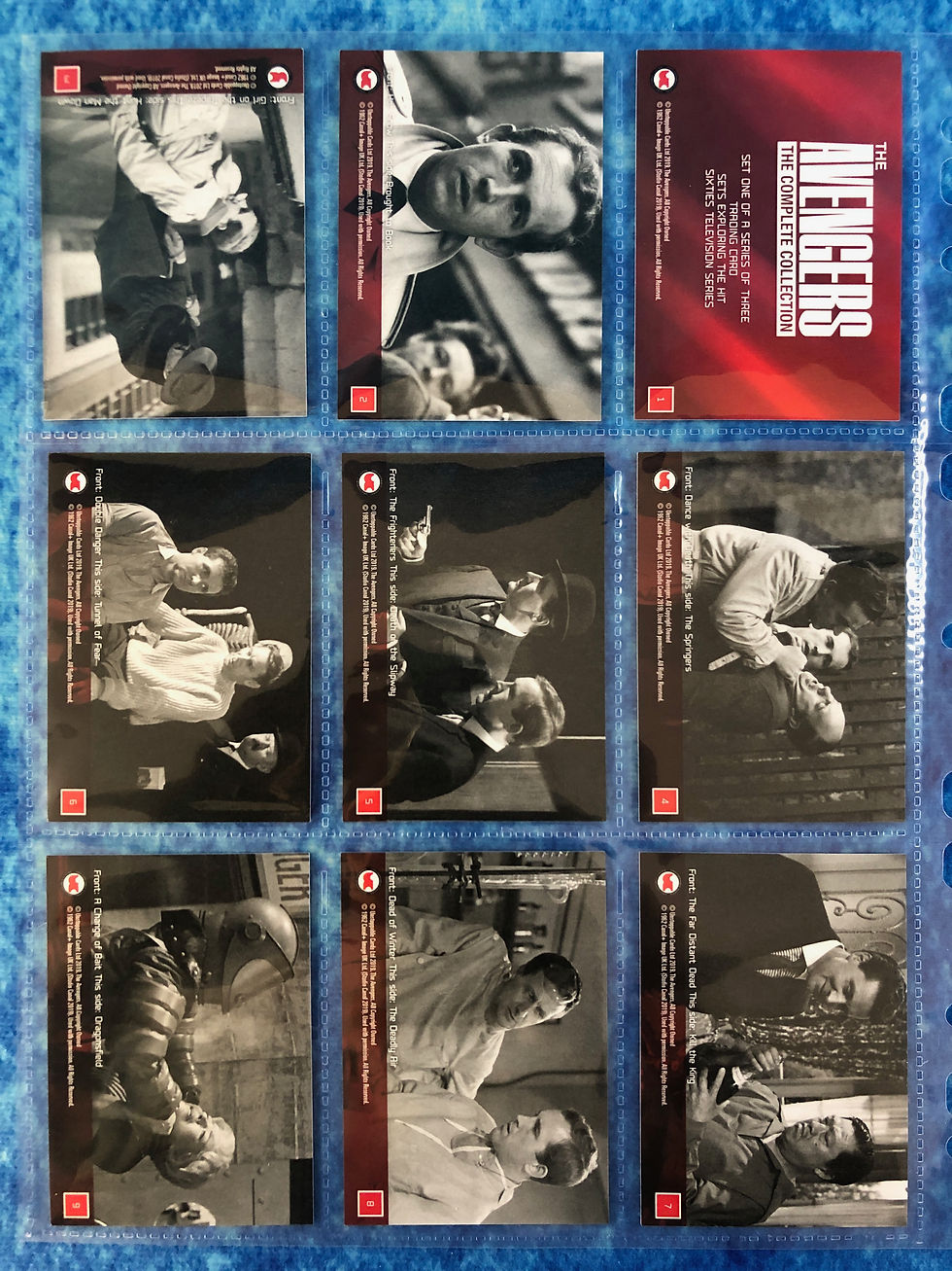 Thumbnail: The Avengers: The Complete Collection Series 1 complete trading card base set