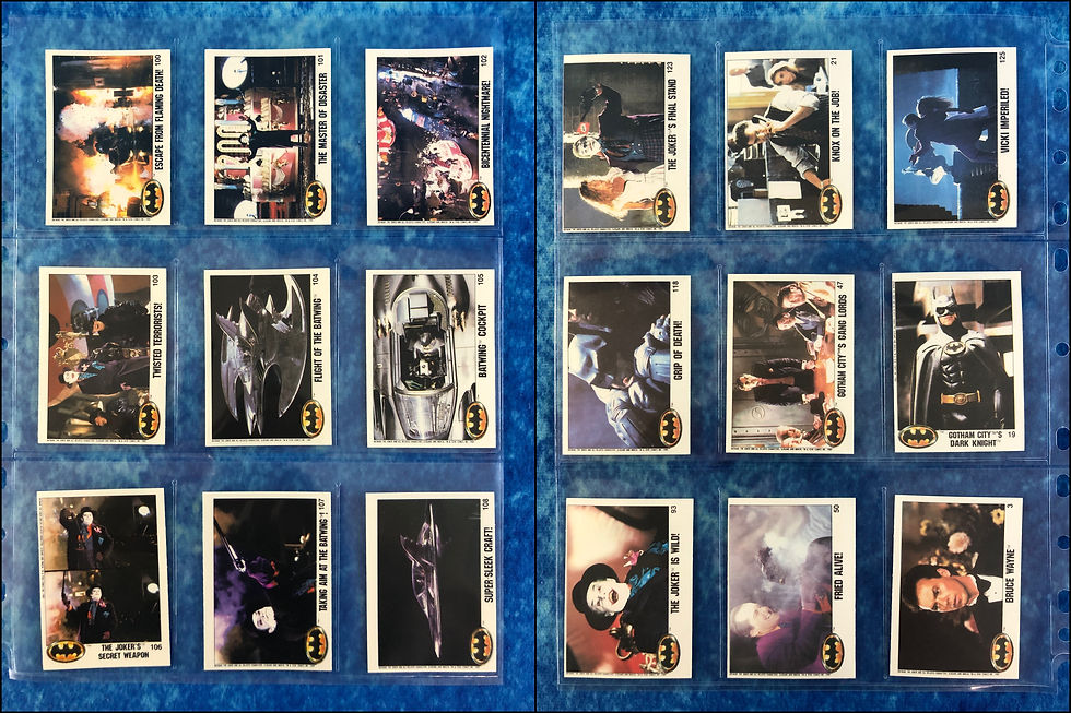 Thumbnail: Batman The Movie 1st Series complete trading card set Topps UK 2nd Variation