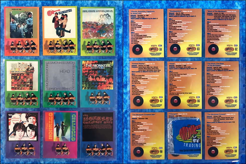 Thumbnail: The Monkees complete trading card base set by Cornerstone / Rhino 1995/1996