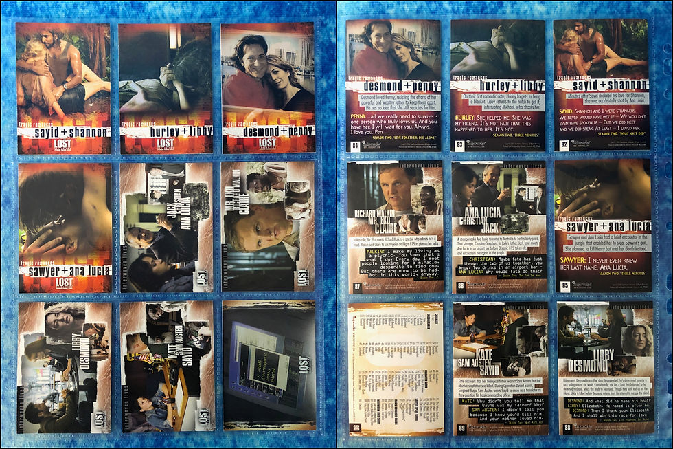 Thumbnail: LOST: Season 2 TV Series complete trading card base set by Inkworks 2006