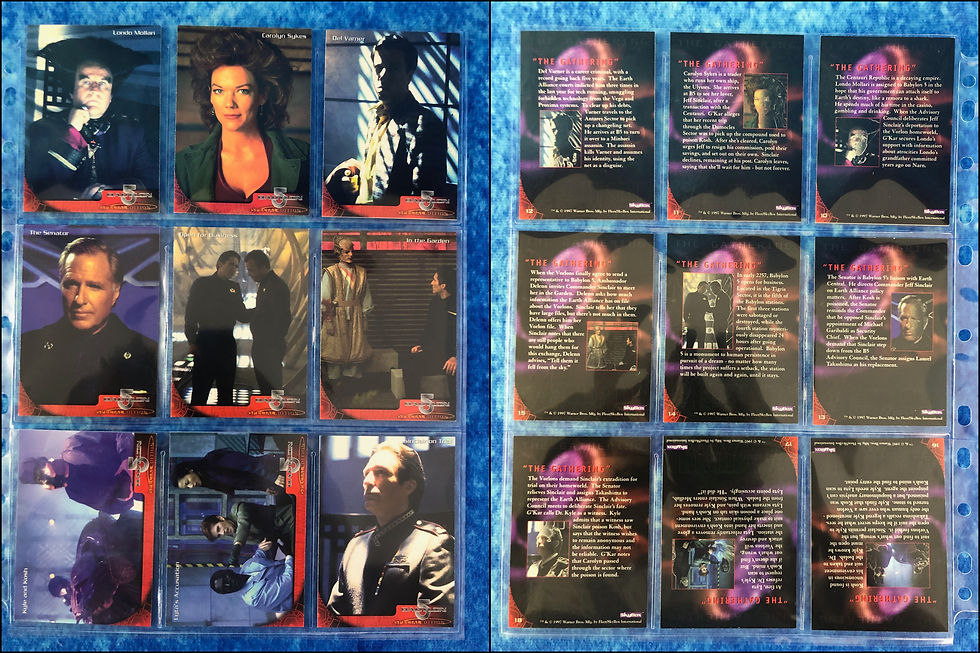 Thumbnail: Babylon 5: Special Edition complete trading card base set by SkyBox 1997