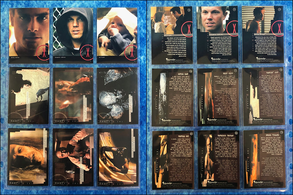 Thumbnail: The X-Files: Season 8 complete trading card base set by Inkworks 2002