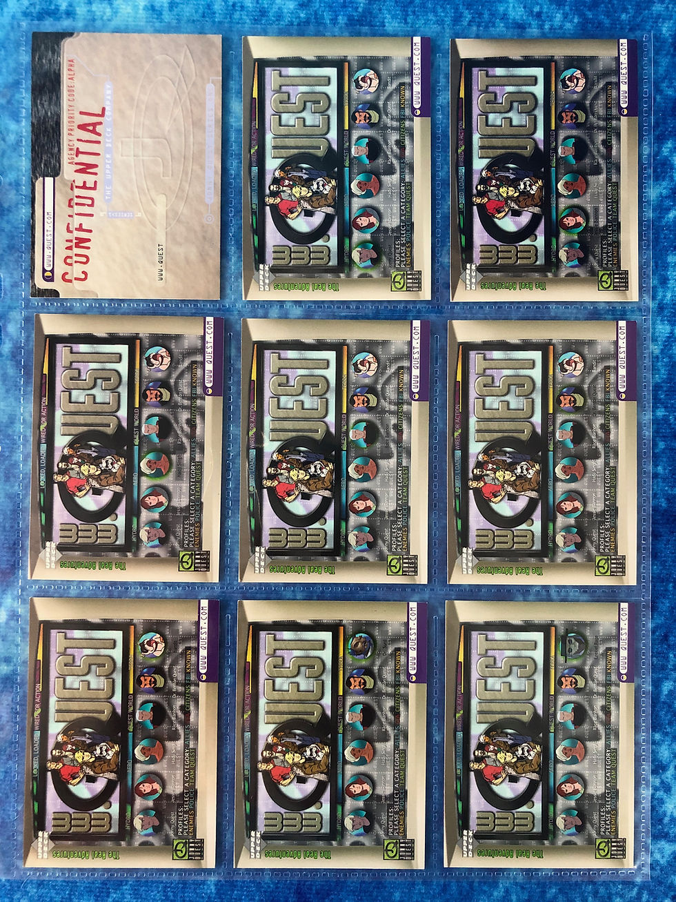 Thumbnail: Jonny Quest TV Series complete trading card base set by Upper Deck 1996