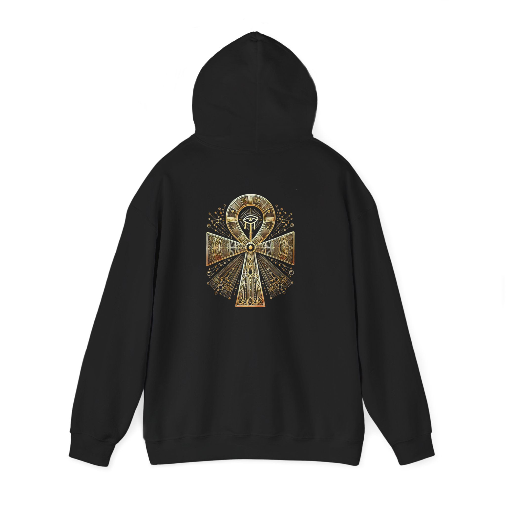 Ankh Design Heavy Blend Hoodie - Stylish and Comfortable Sweatshirt - unisex