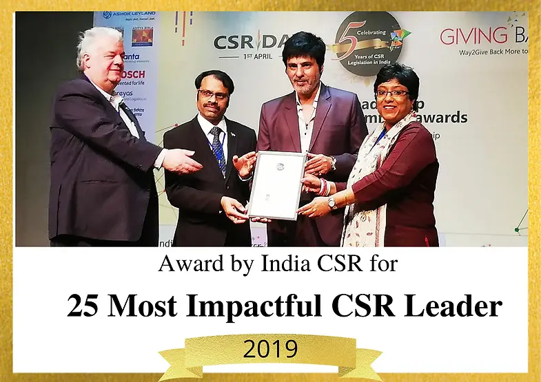 25 Most Impactful CSR Leader 2019