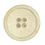 Thumbnail: Metal Button - 4-hole, gold or lighter (R837)