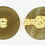 Thumbnail: Plastic Button, Gold detail (R602)