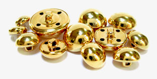 Hollow Metal Button (R318)
