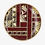 Thumbnail: Enamelled Button with diamantés (R793)