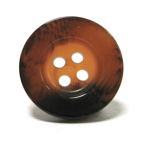 Plastic Button - mock tortoiseshell (R390) | All Buttons