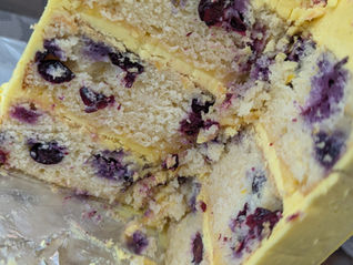 Lemon blueberry cake