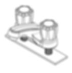 Thumbnail: Wasserman 10011014 - Non Metallic Faucet Double Handle Washerless Cartridge