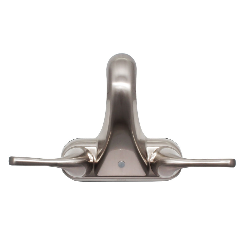 Thumbnail: 10146163 - Hybrid Metal Deck Lavatory Faucet, Double Handle, W/ Pop-up