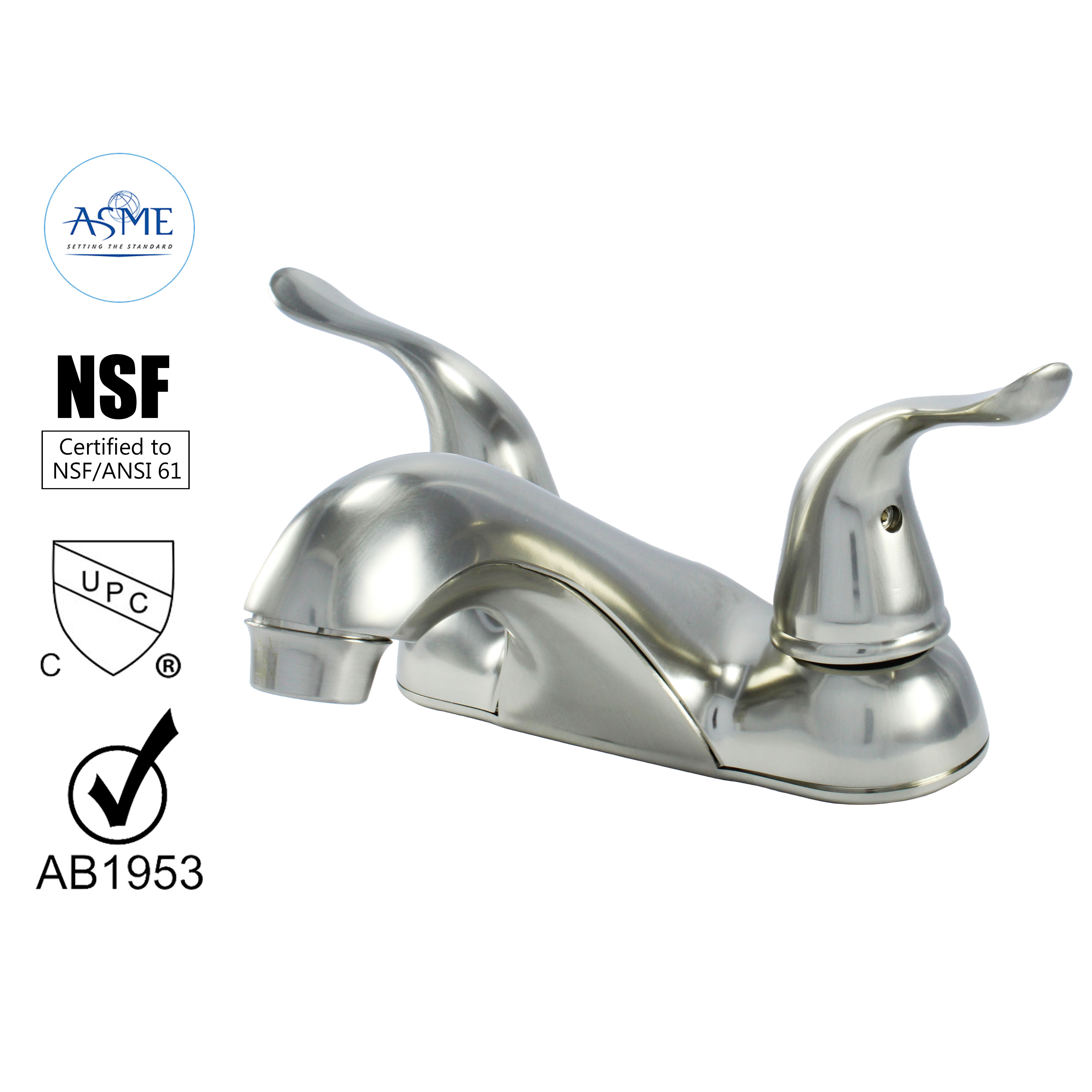 Wasserman 10157163 - Two Handle Lavatory Hybrid Metal Deck Faucet