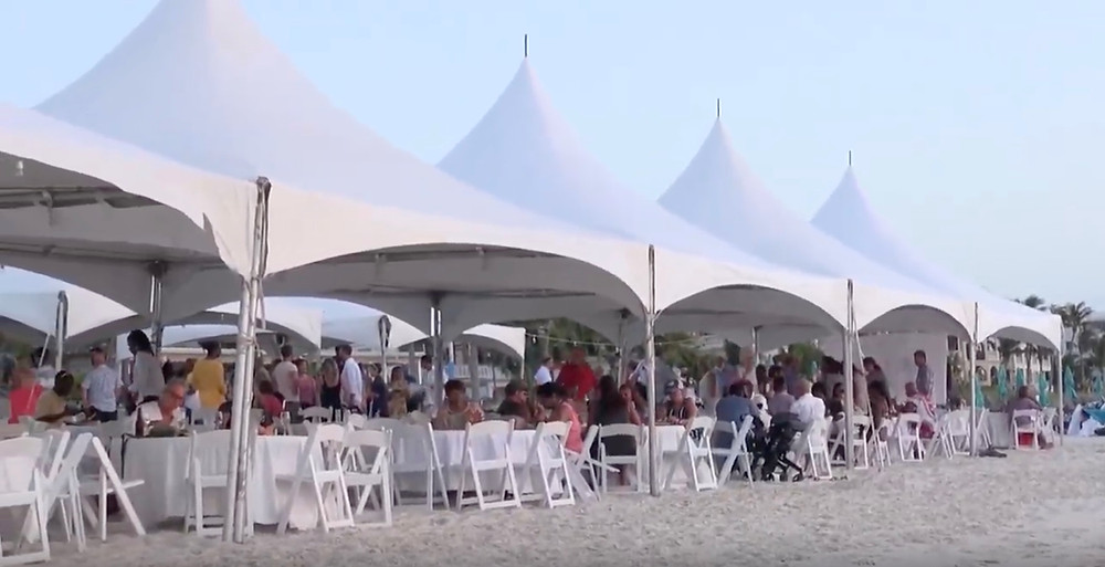 tent on the beach tcspca