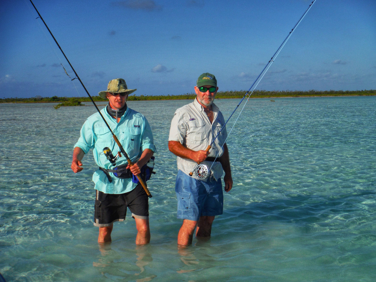 Fishing Shallows Bahamas Sailing Catamaran Charters