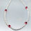 Thumbnail: PURE WHITE PEARLS WITH A RED EVIL EYE NECKLACES