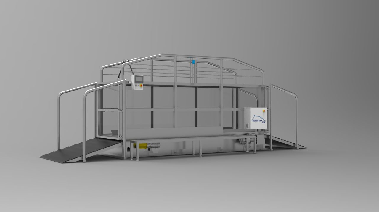 The WATER Treadmill HORSE GYM USA