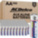 AA Alkaline Battery, 100/bx, ACDelco