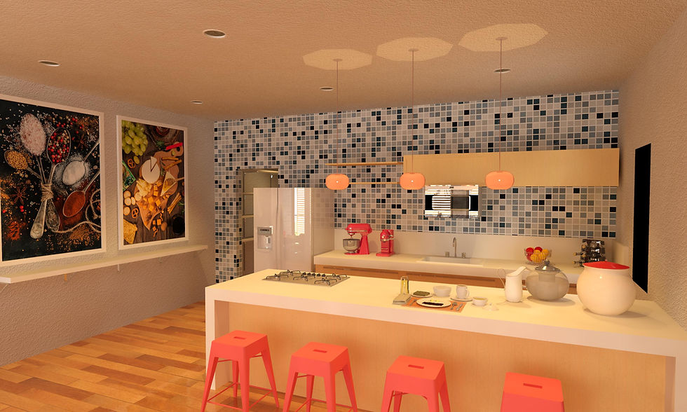 Miniatura: Modern house design kitchen