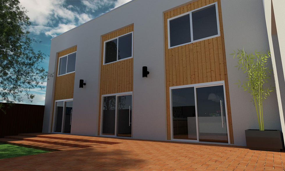 Thumbnail: Modern house design facade