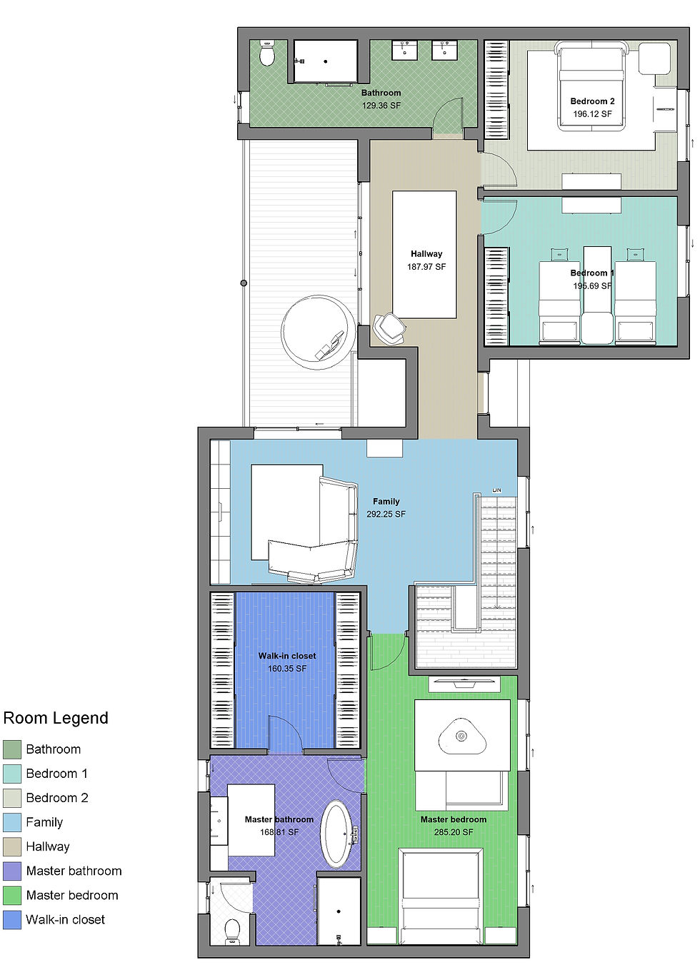 Thumbnail: Modern house design floor plan