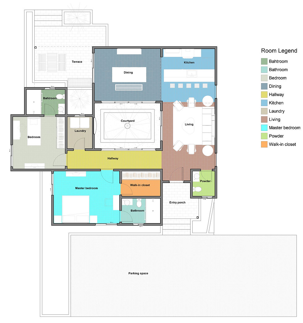 Thumbnail: modern house design floor plan