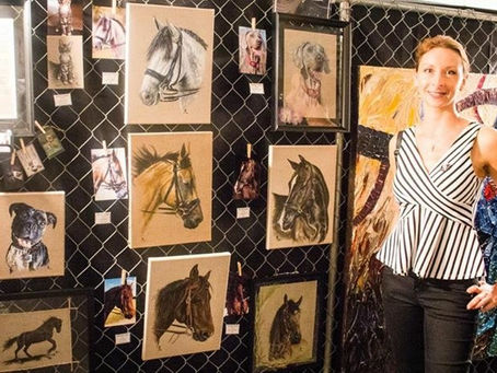 👏 More than 300 people for the Dallas pop-up art exhibit! 👏👏